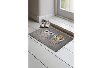 Dørmatte Night Owl - Flerfarget - Tekstiler & tepper - Teppe & matte - Utendørs tepper - Dørmatte og entrématte