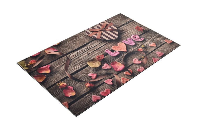 Dørmatte Romantiline 45x70 cm - Flerfarget - Tekstiler & tepper - Teppe & matte - Utendørs tepper - Dørmatte og entrématte