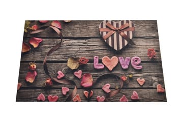 Dørmatte Romantisk - Flerfarget - Tekstiler & tepper - Teppe & matte - Utendørs tepper - Dørmatte og entrématte