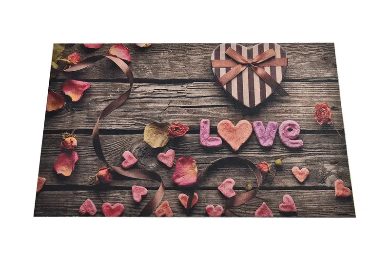 Dørmatte Romantisk, Flerfarget