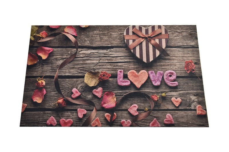 Dørmatte Romantisk, Flerfarget