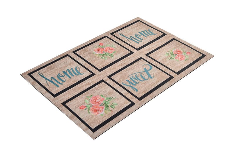 Dørmatte Rose Hjem - Flerfarget - Tekstiler & tepper - Teppe & matte - Utendørs tepper - Dørmatte og entrématte