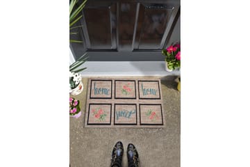 Dørmatte Rose Hjem - Flerfarget - Tekstiler & tepper - Teppe & matte - Utendørs tepper - Dørmatte og entrématte