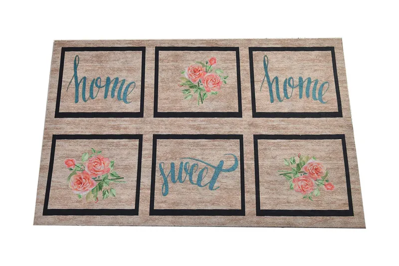 Dørmatte Rose Hjem, Flerfarget