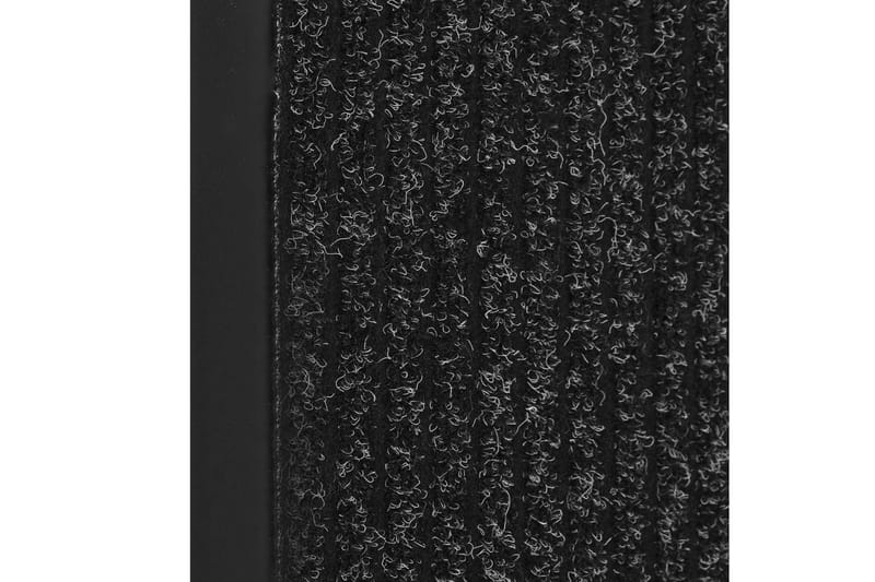 Dørmatte stripet antrasitt 60x80 cm - Antrasittgrå - Dørmatte og entrématte