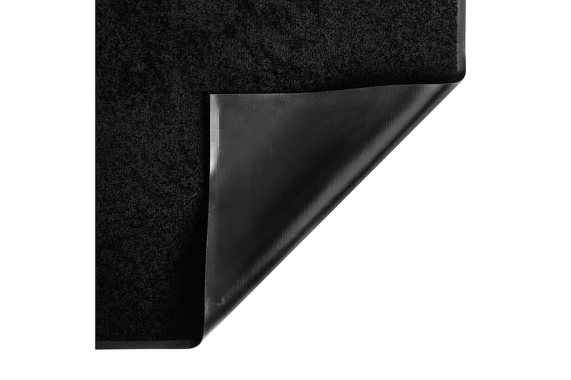 Dørmatte svart 80x120 cm - Svart - Dørmatte og entrématte