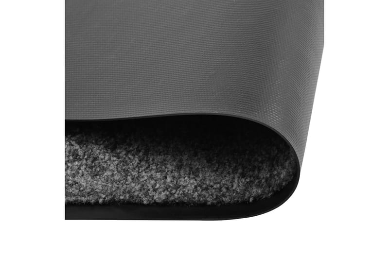 Dørmatte vaskbar antrasitt 40x60 cm - Antrasittgrå - Dørmatte og entrématte