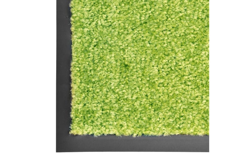 Dørmatte vaskbar grønn 40x60 cm - grønn - Dørmatte og entrématte