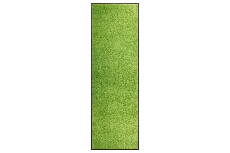 Dørmatte vaskbar grønn 60x180 cm - grønn - Dørmatte og entrématte