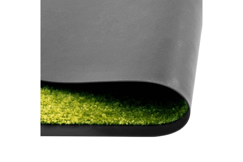 Dørmatte vaskbar grønn 60x90 cm - grønn - Dørmatte og entrématte
