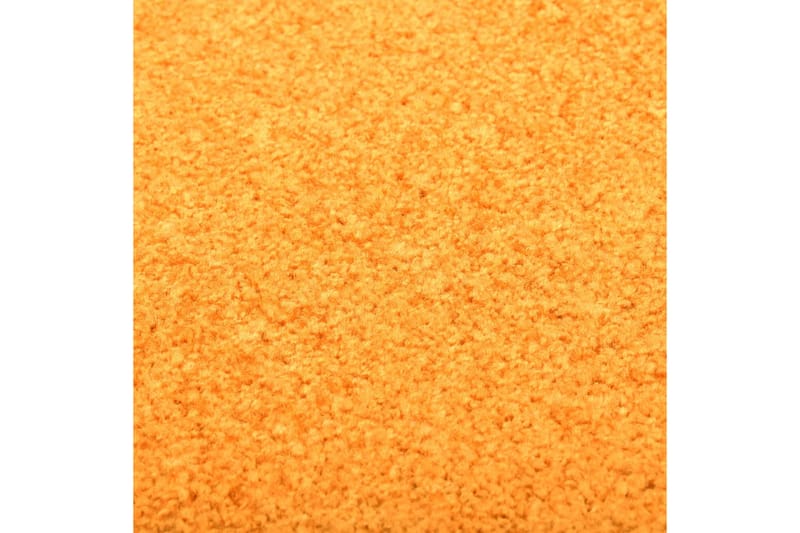 Dørmatte vaskbar oransje 90x120 cm - Oransj - Dørmatte og entrématte