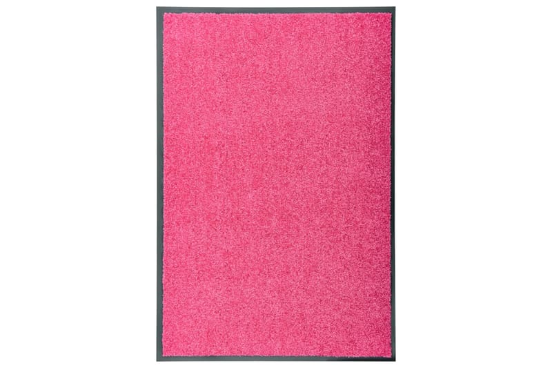 Dørmatte vaskbar rosa 60x90 cm - Rosa - Dørmatte og entrématte