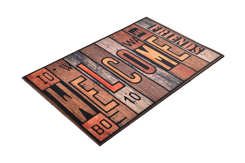 Dørmatte Venner - Flerfarget - Tekstiler & tepper - Teppe & matte - Utendørs tepper - Dørmatte og entrématte
