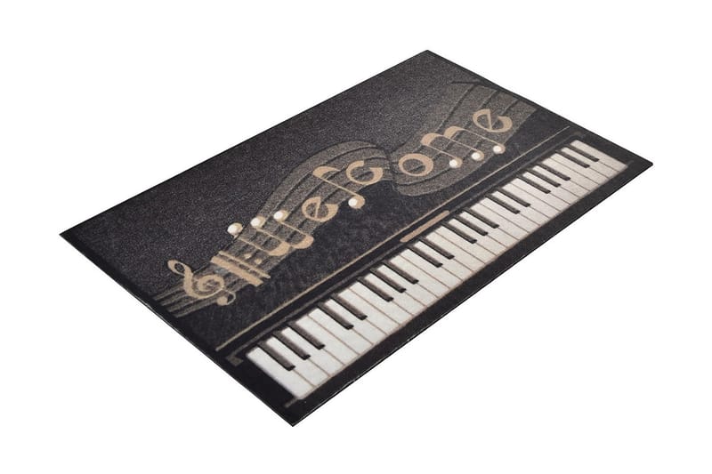 Dørmatte Piyano 45x70 cm - Flerfarget - Dørmatte og entrématte - Små tepper