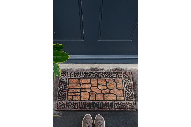 Doeldat Melda - Flerfarget - Tekstiler & tepper - Teppe & matte - Utendørs tepper - Dørmatte og entrématte