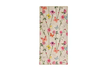 Hall Matte Butterfly (80 x 200) - Flerfarget/Fløyel - Tekstiler & tepper - Teppe & matte - Utendørs tepper - Dørmatte og entrématte