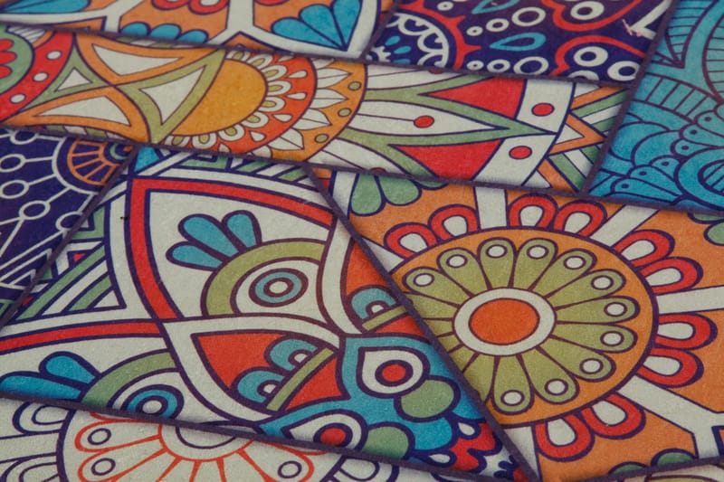 Hall Matte Chana - Flerfarget - Tekstiler & tepper - Teppe & matte - Utendørs tepper - Dørmatte og entrématte