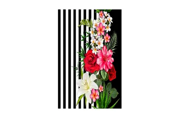 Hall Matte EXFAB297 - Flerfarget - Tekstiler & tepper - Teppe & matte - Utendørs tepper - Dørmatte og entrématte