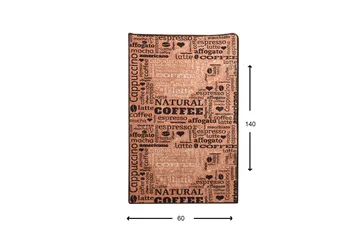 Hall Matte Fincan - Caramel (60 x 140) - Flerfarget/Fløyel - Tekstiler & tepper - Teppe & matte - Utendørs tepper - Dørmatte og entrématte