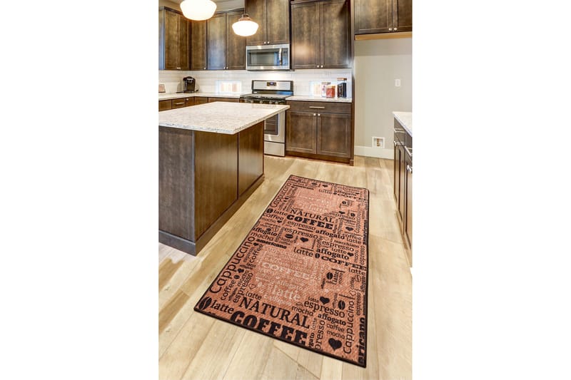 Hall Matte Fincan - Caramel (80 x 200), Flerfarget/Fløyel