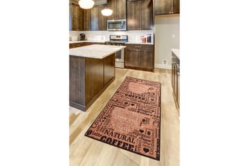 Hall Matte Fincan - Caramel (80 x 200) - Flerfarget/Fløyel - Tekstiler & tepper - Teppe & matte - Utendørs tepper - Dørmatte og entrématte