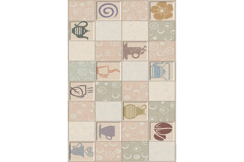 Hall Matte HMNT177 - Flerfarget - Tekstiler & tepper - Teppe & matte - Utendørs tepper - Dørmatte og entrématte