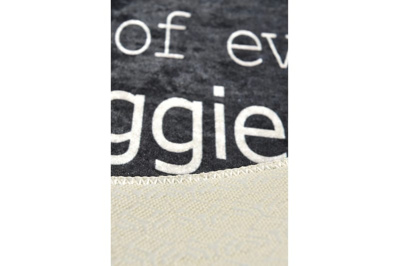 Hall Matte Kjøkken - Svart (80 x 200) - Svart / Fløyel - Tekstiler & tepper - Teppe & matte - Utendørs tepper - Dørmatte og entrématte