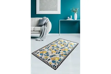 Hall Matte Lemon (80 x 200) - Flerfarget/Fløyel - Tekstiler & tepper - Teppe & matte - Utendørs tepper - Dørmatte og entrématte