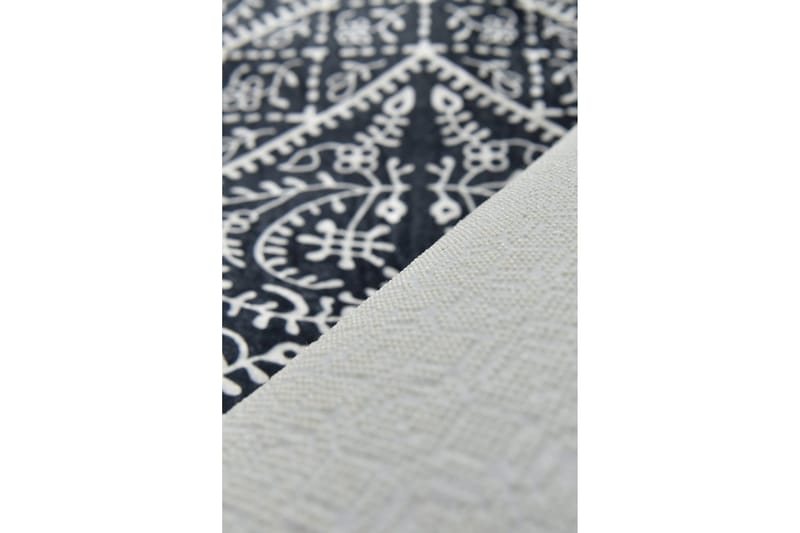 Hall Matte Maggie - Svart (60 x 140) - Svart / Fløyel - Tekstiler & tepper - Teppe & matte - Utendørs tepper - Dørmatte og entrématte