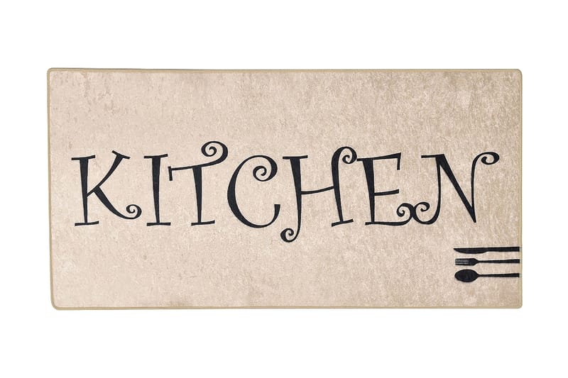 Hall Matte Skje (80 x 200) - Flerfarget/Fløyel - Tekstiler & tepper - Teppe & matte - Utendørs tepper - Dørmatte og entrématte