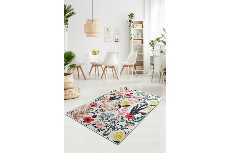 Inngangsmatte Derosa 80x200 cm - Flerfarget/Fløyel - Dørmatte og entrématte - Små tepper