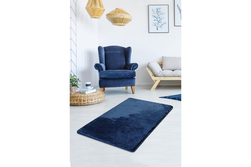 Inngangsmatte Maggiolina 70x120 cm - Mørkeblå/Akryl - Dørmatte og entrématte - Små tepper