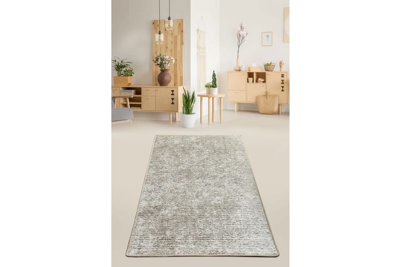 Inngangsmatte Suolo 80x200 cm - Beige / Fløyel - Dørmatte og entrématte - Små tepper