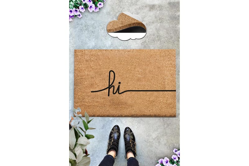 Nazrin Dørmatte 40x60 cm Rektangulær, Flerfarget