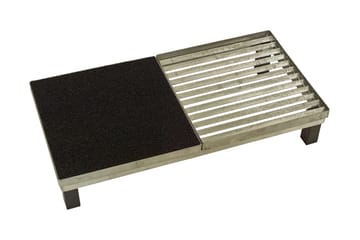 PLUS Cubic Plate 40x80 cm Høyde 14,8 cm Inkl. Plastmatte - Tekstiler & tepper - Teppe & matte - Utendørs tepper - Dørmatte og entrématte