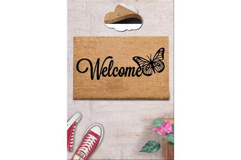 Preti Dørmatte 40x60 cm Rektangulær, Flerfarget