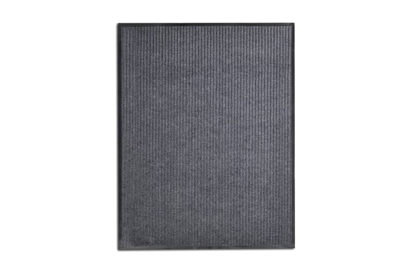 PVC Dørmatter 4 stk grå 90x60 cm - Dørmatte og entrématte