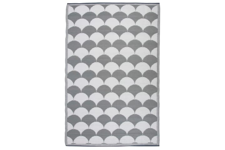 Esschert Design Uteteppe 180x121 cm grå og hvit OC24 -   - Utendørs tepper