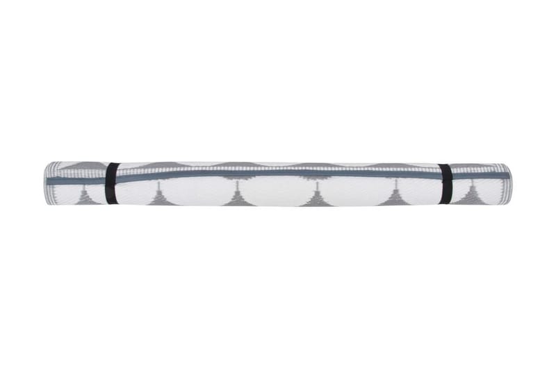 Esschert Design Uteteppe 180x121 cm grå og hvit OC24 -   - Utendørs tepper