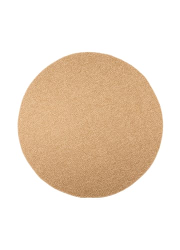Maskinvevd teppe Capri Plain Rund 120 cm - Jute - Tekstiler & tepper - Teppe & matte - Utendørs tepper
