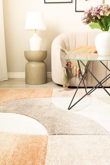 Maskinvevd teppe KM Home Brilliance Shape 140x200 cm Rust - rust - Tekstiler & tepper - Teppe & matte - Utendørs tepper - Plasttepper