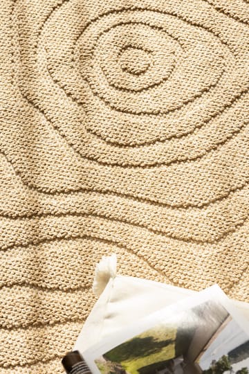 Maskinvevd teppe KM Home Capri Modern 200x290 cm Jute - jute - Tekstiler & tepper - Teppe & matte - Utendørs tepper