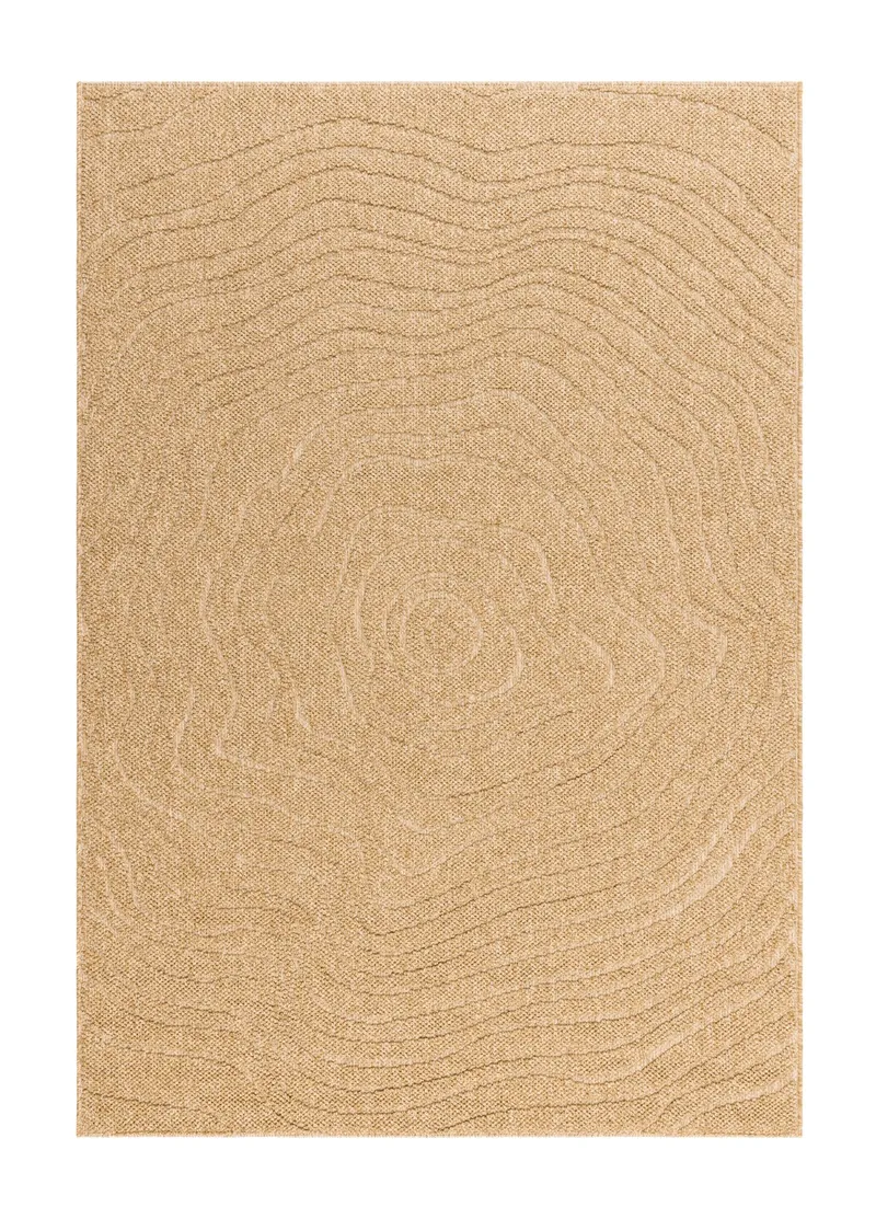 Maskinvevd teppe KM Home Capri Modern 200x290 cm Jute, jute