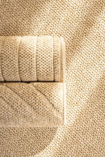 Maskinvevd teppe KM Home Capri Zen 80x150 cm Jute - Jute - Tekstiler & tepper - Teppe & matte - Utendørs tepper