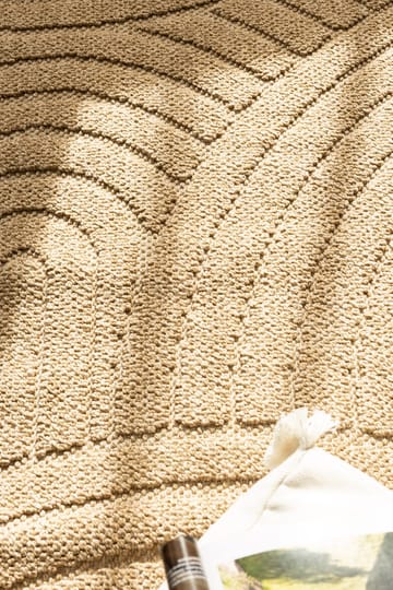 Maskinvevd teppe KM Home Capri Zen 80x150 cm Jute - Jute - Tekstiler & tepper - Teppe & matte - Utendørs tepper
