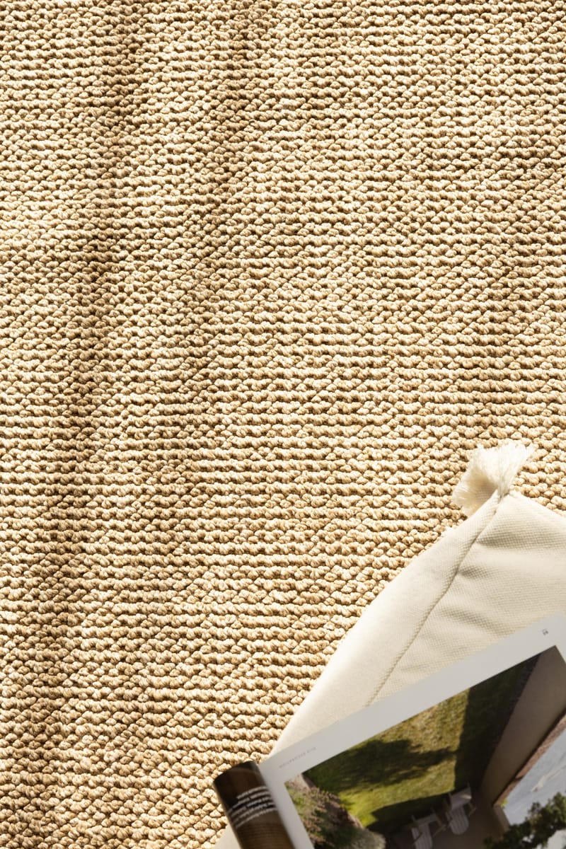 Maskinvevd teppe KM Home Capri Plain 200x290 cm Jute - jute - Tekstiler & tepper - Teppe & matte - Utendørs tepper
