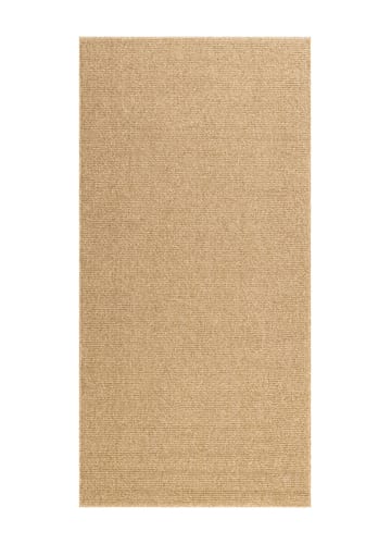 Maskinvevd teppe KM Home Capri Plain 80x250 cm Jute - jute - Tekstiler & tepper - Teppe & matte - Utendørs tepper