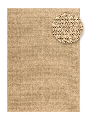 Maskinvevd teppe KM Home Capri Plain 200x290 cm Jute - jute - Tekstiler & tepper - Teppe & matte - Utendørs tepper