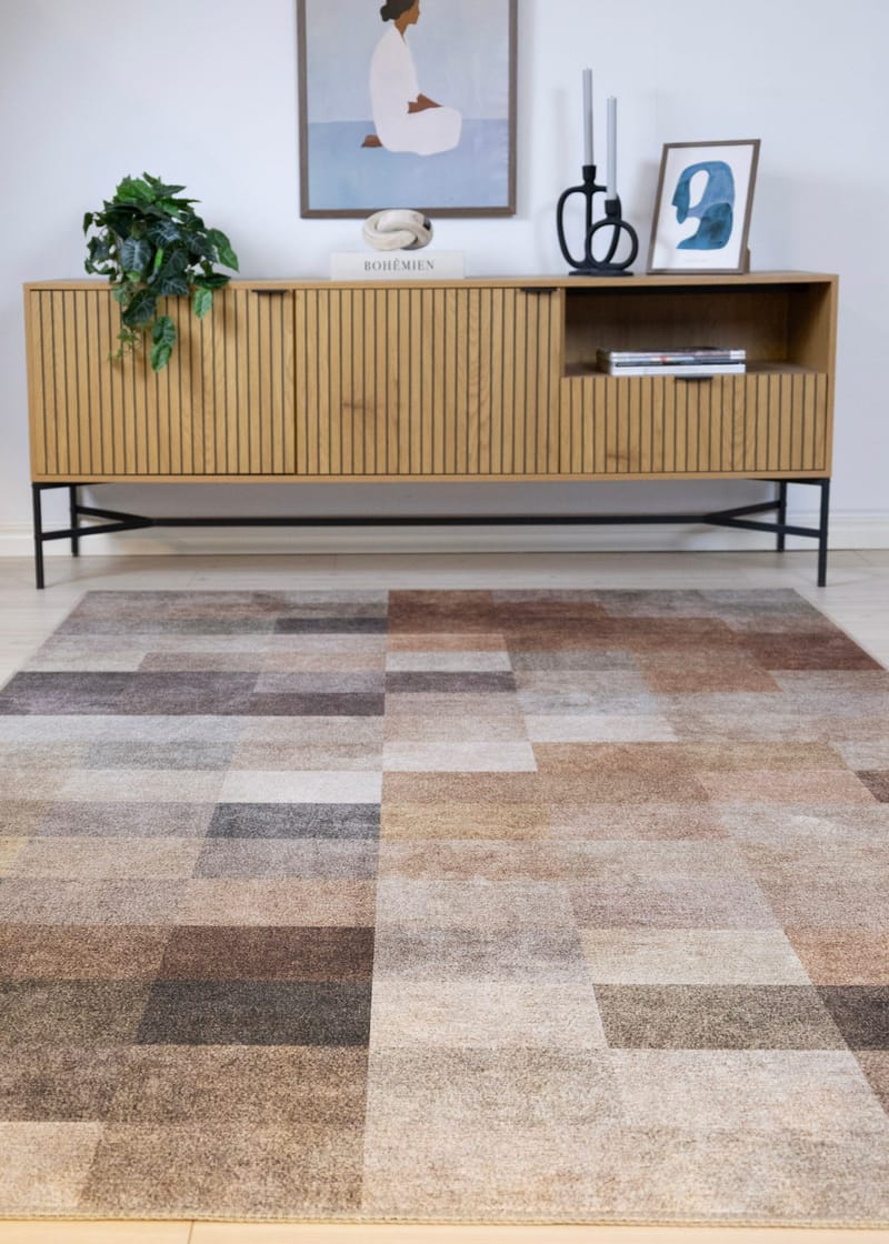 Maskinvevd teppe KM Home Nevada Art 200x290 cm Multi - multi - Tekstiler & tepper - Teppe & matte - Utendørs tepper - Plasttepper