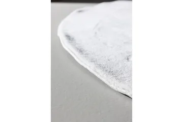 Nixie Plastmatte 200 cm Rund - Hvid - Tekstiler & tepper - Teppe & matte - Utendørs tepper - Plasttepper